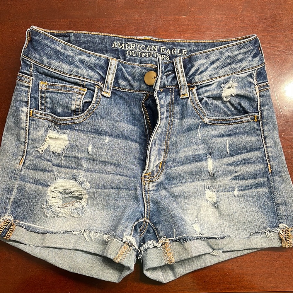 American eagle jean shorts